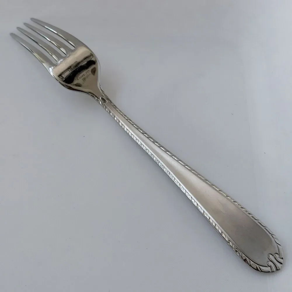 4pc Hampton Rachelle-Frost Dinner Knife/Forks/Butter Knife Stainless 18/10 Korea